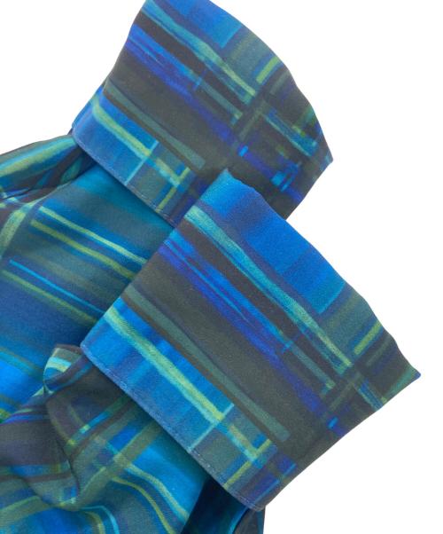 RIM.ARK（リムアーク）RIM.ARK (リムアーク) モダンチェックセットワンピース ブルー×グリーン サイズ:38の古着・服飾アイテム