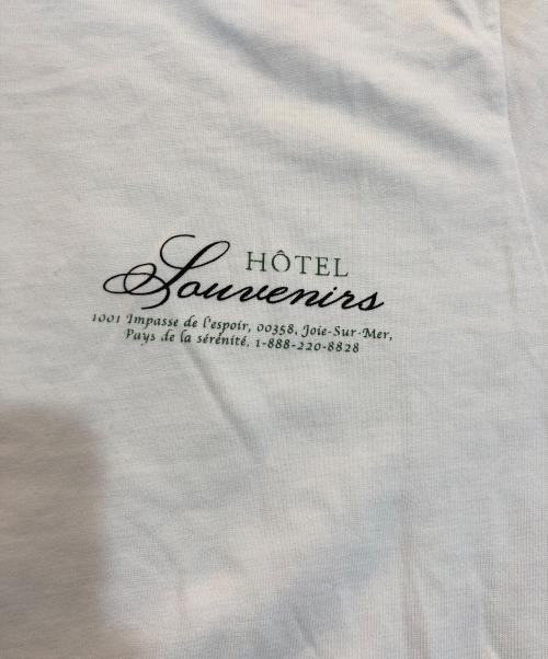 A.P.C.（アーペーセー）A.P.C. (アーペーセー) JJJJound (ジョウンド) HOTEL SOUVENIRS TEE　ホテルスーベニアTシャツ　プリントTシャツ ホワイト サイズ:XLの古着・服飾アイテム