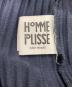 中古・古着 HOMME PLISSE ISSEY MIYAKE (オム プリッセ イッセイ ミヤケ) BASIC / プリーツカットソー ネイビー サイズ:3：14000円