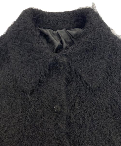 BEAUTY&YOUTH（ビューティーアンドユース）BEAUTY&YOUTH (ビューティーアンドユース) フェザーニット ライナーカーディガン ブラック サイズ:記載なしの古着・服飾アイテム