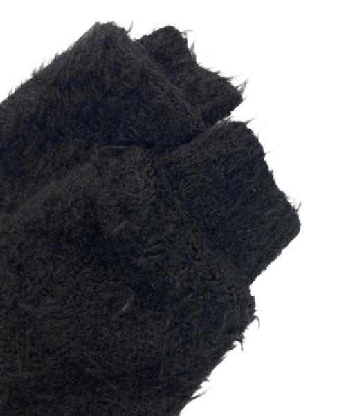 BEAUTY&YOUTH（ビューティーアンドユース）BEAUTY&YOUTH (ビューティーアンドユース) フェザーニット ライナーカーディガン ブラック サイズ:記載なしの古着・服飾アイテム