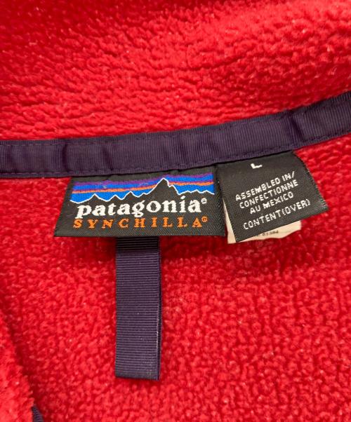 Patagonia（パタゴニア）Patagonia (パタゴニア) SYNCHILLA SNAP-T FLEECE PULLOVER/シンチラスナップTプルオーバー レッド サイズ:Lの古着・服飾アイテム