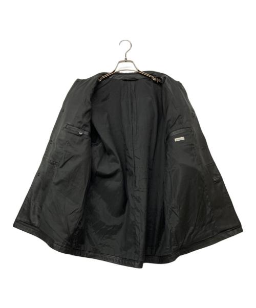 STEVEN ALAN（スティーブンアラン）STEVEN ALAN (スティーブンアラン) CCU (シーシーユー) SA SIBO SHEEP CAR CT / シボ シープレザー カー コート ブラック サイズ:Sの古着・服飾アイテム