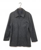 agnes b hommeアニエスベーオム）の古着「ダブルジップウールジャケット」｜グレー