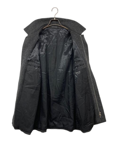 agnes b homme（アニエスベーオム）agnes b homme (アニエスベーオム) ダブルジップウールジャケット グレー サイズ:52の古着・服飾アイテム
