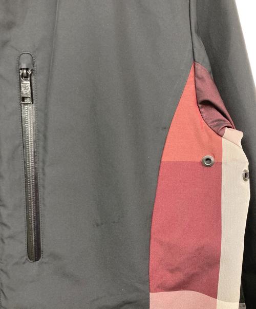 BLACK LABEL CRESTBRIDGE（ブラックレーベル クレストブリッジ）BLACK LABEL CRESTBRIDGE (ブラックレーベル クレストブリッジ) 止水ジップフーデッドジャケット ブラック サイズ:Lの古着・服飾アイテム