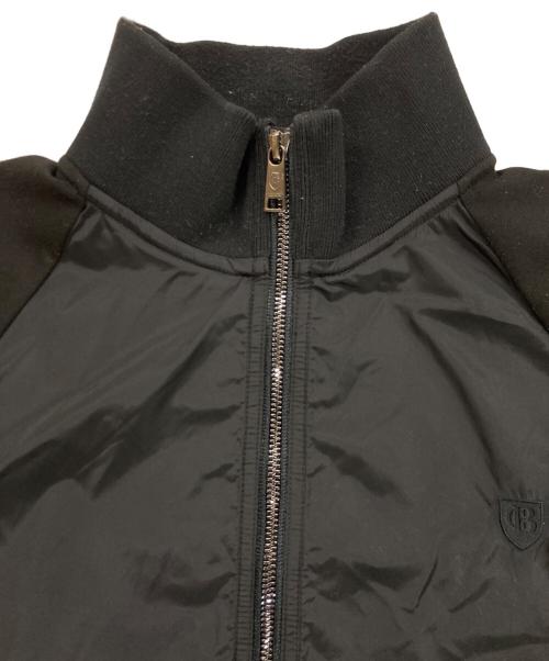 BLACK LABEL CRESTBRIDGE（ブラックレーベル クレストブリッジ）BLACK LABEL CRESTBRIDGE (ブラックレーベル クレストブリッジ) ナイロンジップアップブルゾンジャケット ブラック サイズ:Ｌの古着・服飾アイテム