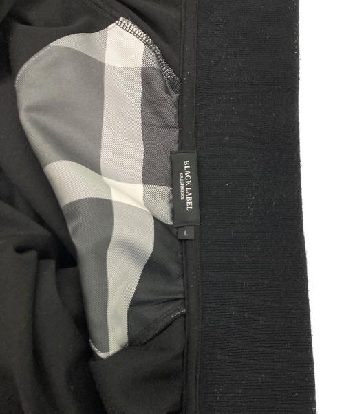 BLACK LABEL CRESTBRIDGE（ブラックレーベル クレストブリッジ）BLACK LABEL CRESTBRIDGE (ブラックレーベル クレストブリッジ) ナイロンジップアップブルゾンジャケット ブラック サイズ:Ｌの古着・服飾アイテム