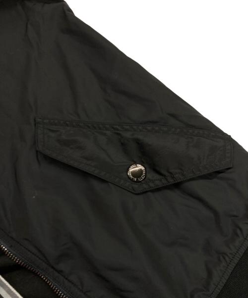 BLACK LABEL CRESTBRIDGE（ブラックレーベル クレストブリッジ）BLACK LABEL CRESTBRIDGE (ブラックレーベル クレストブリッジ) ナイロンジップアップブルゾンジャケット ブラック サイズ:Ｌの古着・服飾アイテム