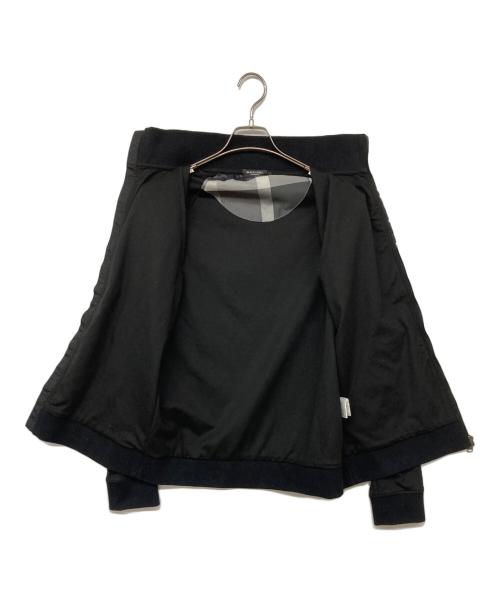 BLACK LABEL CRESTBRIDGE（ブラックレーベル クレストブリッジ）BLACK LABEL CRESTBRIDGE (ブラックレーベル クレストブリッジ) ナイロンジップアップブルゾンジャケット ブラック サイズ:Ｌの古着・服飾アイテム