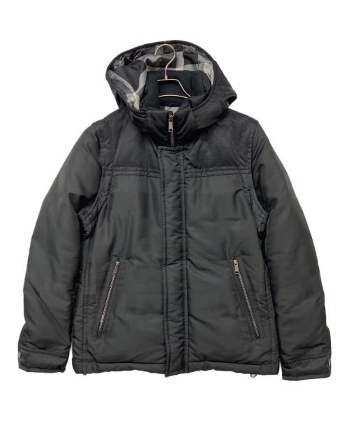 BLACK LABEL CRESTBRIDGE（ブラックレーベル クレストブリッジ）BLACK LABEL CRESTBRIDGE (ブラックレーベル クレストブリッジ) ダウンジャケット ブラック サイズ:Lの古着・服飾アイテム