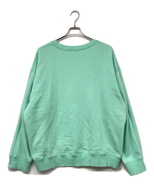 MM6 Maison Margiela（エムエムシックスメゾンマルジェラ）MM6 Maison Margiela (エムエムシックスメゾンマルジェラ) バックロゴスウェットシャツ　 スカイブルー サイズ:Lの古着・服飾アイテム