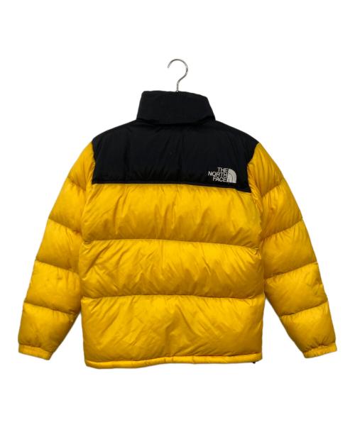 THE NORTH FACE（ザ ノース フェイス）THE NORTH FACE (ザ ノース フェイス) Nuptse Jacket ヌプシ ダウンジャケット ブラック×イエロー サイズ:Lの古着・服飾アイテム