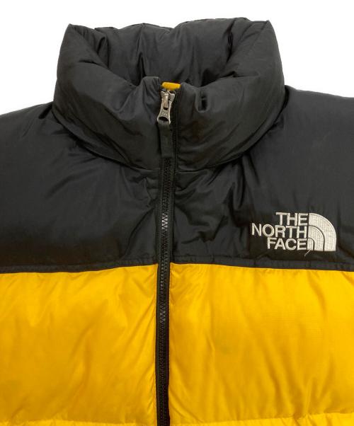 THE NORTH FACE（ザ ノース フェイス）THE NORTH FACE (ザ ノース フェイス) Nuptse Jacket ヌプシ ダウンジャケット ブラック×イエロー サイズ:Lの古着・服飾アイテム