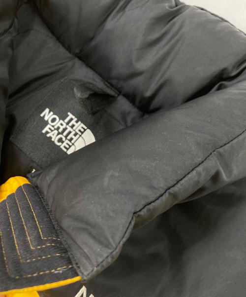 THE NORTH FACE（ザ ノース フェイス）THE NORTH FACE (ザ ノース フェイス) Nuptse Jacket ヌプシ ダウンジャケット ブラック×イエロー サイズ:Lの古着・服飾アイテム