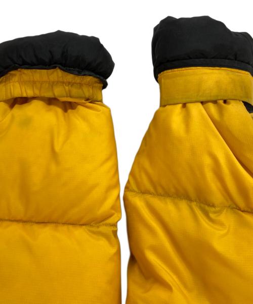 THE NORTH FACE（ザ ノース フェイス）THE NORTH FACE (ザ ノース フェイス) Nuptse Jacket ヌプシ ダウンジャケット ブラック×イエロー サイズ:Lの古着・服飾アイテム