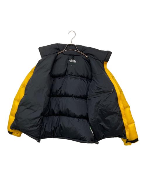 THE NORTH FACE（ザ ノース フェイス）THE NORTH FACE (ザ ノース フェイス) Nuptse Jacket ヌプシ ダウンジャケット ブラック×イエロー サイズ:Lの古着・服飾アイテム