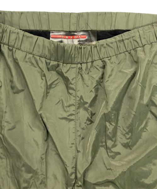 PRADA SPORTS（プラダスポーツ）PRADA SPORTS (プラダスポーツ) ドローコードナイロンパンツ オリーブ サイズ:40の古着・服飾アイテム