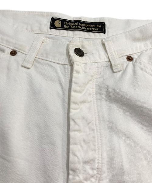CarHartt（カーハート）CarHartt (カーハート) 90-00`Sダックショーツ　ハーフパンツ ホワイト サイズ:W78の古着・服飾アイテム