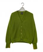 TOWN CRAFTタウンクラフト）の古着「アルパカニットカーディガン」｜若草色
