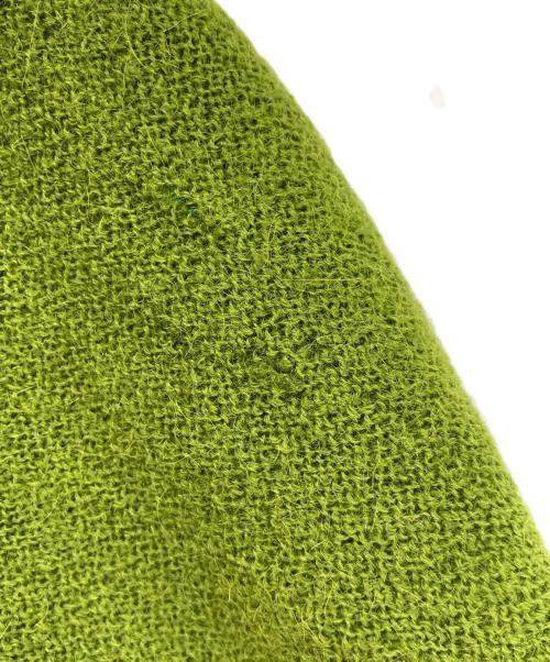 TOWN CRAFT（タウンクラフト）TOWN CRAFT (タウンクラフト) アルパカニットカーディガン 若草色 サイズ:Lの古着・服飾アイテム