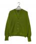 TOWN CRAFT（タウンクラフト）の古着「アルパカニットカーディガン」｜若草色