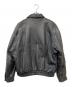 san mirage (サンミラージュ) ラムレザーボンバーブルゾン ブラック サイズ:L：8000円