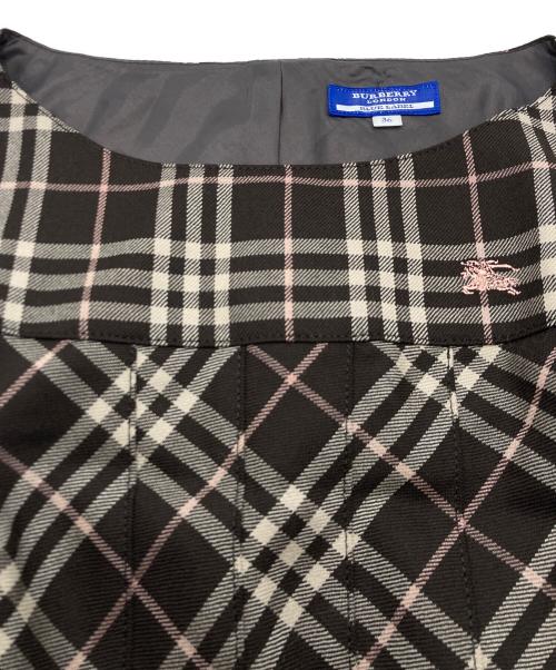BURBERRY BLUE LABEL（バーバリー ブルー レーベル）BURBERRY BLUE LABEL (バーバリー ブルー レーベル) ノバチェックノースリーブワンピース ブラウン サイズ:36の古着・服飾アイテム