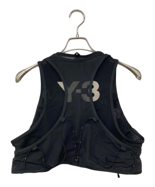 Y-3（ワイスリー）Y-3 (ワイスリー) Y-3 RUN VEST/ メンズ ランニング ベスト ハイドラパック ブラック サイズ:Lの古着・服飾アイテム