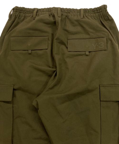 Y-3（ワイスリー）Y-3 (ワイスリー) CLASSIC REFINED WOOL STRETCH CARGO PANTS カーキ サイズ:Sの古着・服飾アイテム