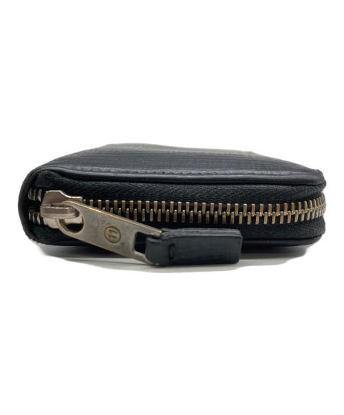 Maison Margiela（メゾンマルジェラ）Maison Margiela (メゾンマルジェラ) 2つ折りラウンドファスナ―ウォレット ブラックの古着・服飾アイテム