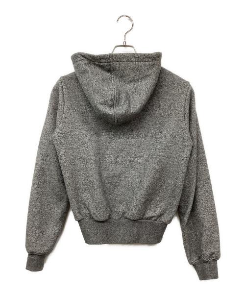 CONP（コンプ）CONP (コンプ) Furry Apple Sweaters ジップパーカー グレー サイズ:Sの古着・服飾アイテム