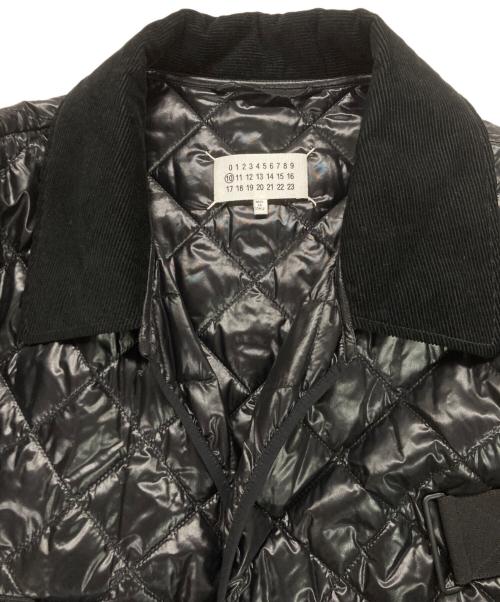 Maison Margiela（メゾンマルジェラ）Maison Margiela (メゾンマルジェラ) ナイロンキルティングコート ブラック サイズ:Ｓの古着・服飾アイテム
