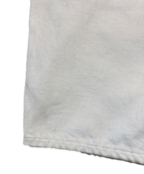 COMOLI（コモリ）COMOLI (コモリ) デニム ベルテッドパンツ ホワイト サイズ:１の古着・服飾アイテム