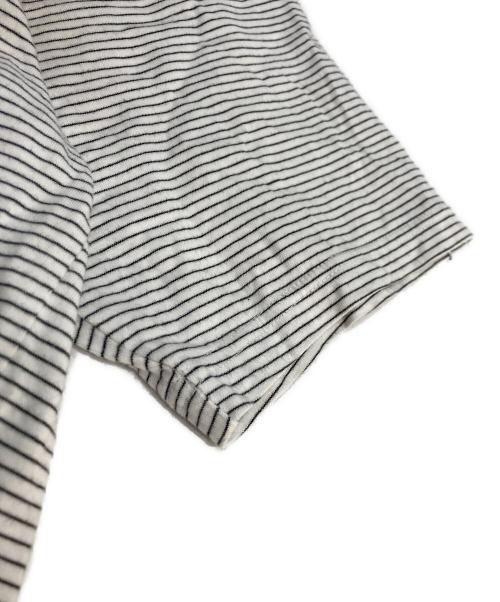 The Ennnoy Professional（ザ エンノイ プロフェッショナル）The Ennnoy Professional (ザ エンノイ プロフェッショナル) 20SS Border Tee ボーダーロゴS/S TEE ホワイト サイズ:Mの古着・服飾アイテム