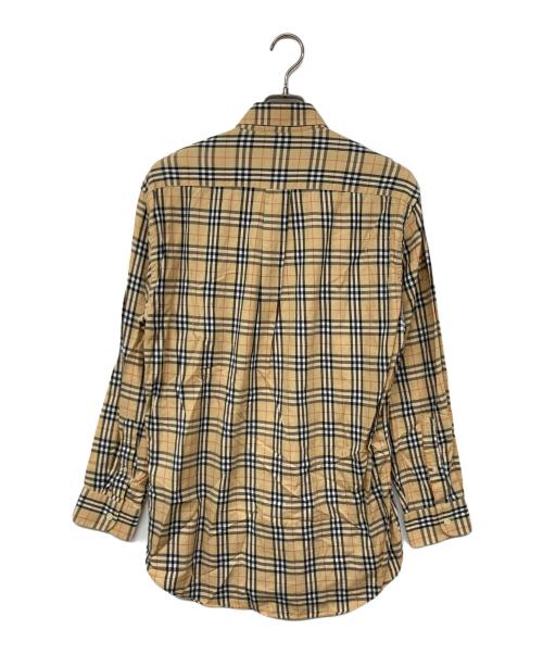 Burberry's（バーバリー）Burberry's (バーバリー) ノバチェックシャツ ベージュ サイズ:39(M)の古着・服飾アイテム
