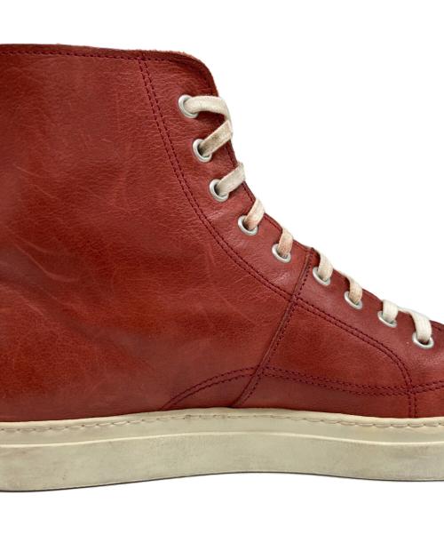 OFFICINE CREATIVE（オフィチーネクリエイティブ）OFFICINE CREATIVE (オフィチーネクリエイティブ) レザーハイカットスニーカー ブラウン サイズ:表記なしの古着・服飾アイテム