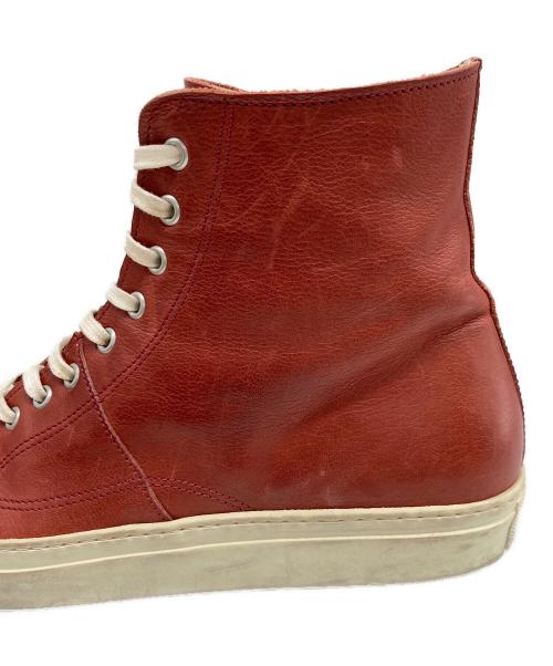 OFFICINE CREATIVE（オフィチーネクリエイティブ）OFFICINE CREATIVE (オフィチーネクリエイティブ) レザーハイカットスニーカー ブラウン サイズ:表記なしの古着・服飾アイテム