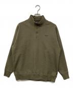 GOD SELECTION XXXゴッド セレクション トリプルエックス）の古着「ハーフジップスウェット」｜グリーン