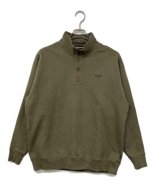 GOD SELECTION XXX（ゴッド セレクション トリプルエックス）GOD SELECTION XXX (ゴッド セレクション トリプルエックス) ハーフジップスウェット グリーン サイズ:Sの古着・服飾アイテム