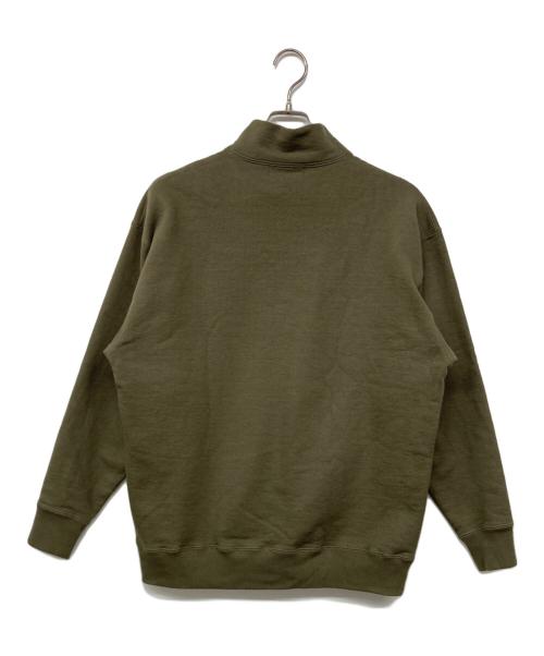 GOD SELECTION XXX（ゴッド セレクション トリプルエックス）GOD SELECTION XXX (ゴッド セレクション トリプルエックス) ハーフジップスウェット グリーン サイズ:Sの古着・服飾アイテム