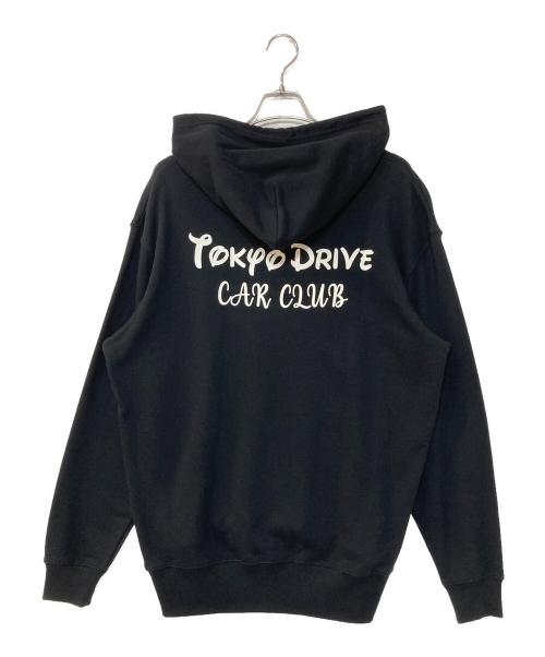 TOKYO DRIVE CAR CLUB（トウキョウドライブカークラブ）TOKYO DRIVE CAR CLUB (トウキョウドライブカークラブ) ミッキー フーディ ブラック サイズ:XLの古着・服飾アイテム