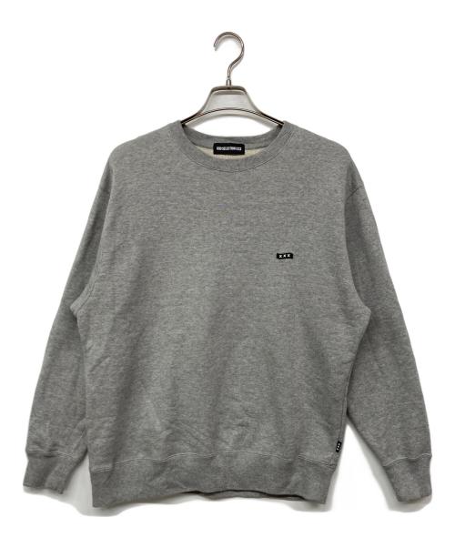 GOD SELECTION XXX（ゴッド セレクション トリプルエックス）GOD SELECTION XXX (ゴッド セレクション トリプルエックス) ロゴスウェット グレー サイズ:Mの古着・服飾アイテム
