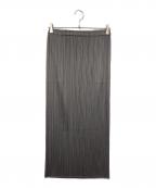 PLEATS PLEASEプリーツプリーズ）の古着「BASICSプリーツスカート」｜グレー