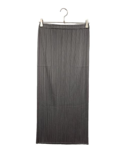 PLEATS PLEASE（プリーツプリーズ）PLEATS PLEASE (プリーツプリーズ) BASICSプリーツスカート グレー サイズ:4の古着・服飾アイテム