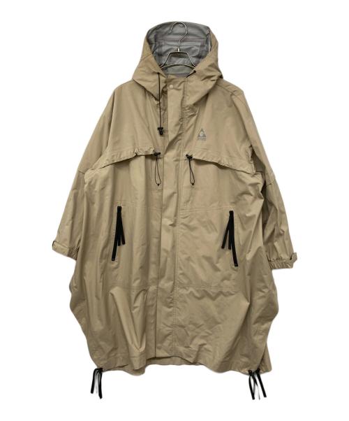 FRAY ID（フレイ アイディー）FRAY ID (フレイ アイディー) GERRY (ジェリー) ロングフードJK/シェルフーデッドコート ベージュ サイズ:Fの古着・服飾アイテム