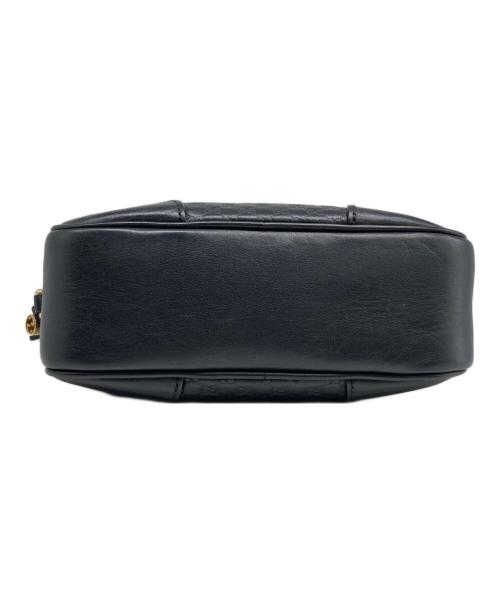 GUCCI（グッチ）GUCCI (グッチ) マイクログッチシマ ショルダーバッグ ブラックの古着・服飾アイテム