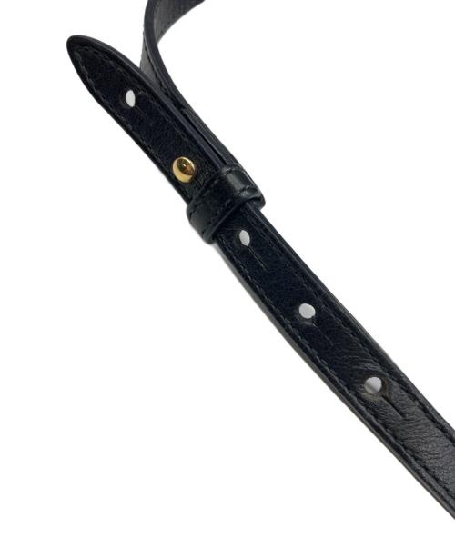 GUCCI（グッチ）GUCCI (グッチ) マイクログッチシマ ショルダーバッグ ブラックの古着・服飾アイテム