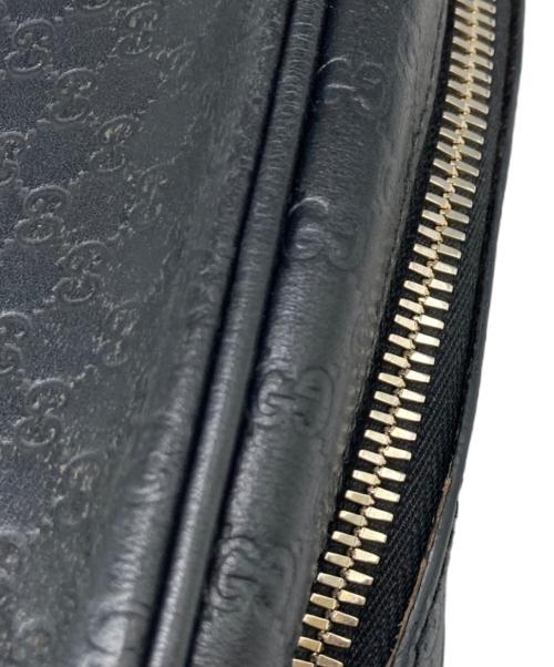 GUCCI（グッチ）GUCCI (グッチ) マイクログッチシマ ショルダーバッグ ブラックの古着・服飾アイテム