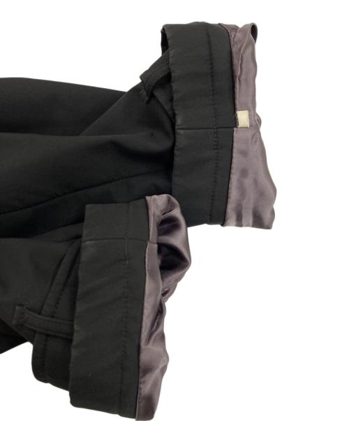 BURBERRY BLACK LABEL（バーバリーブラックレーベル）BURBERRY BLACK LABEL (バーバリーブラックレーベル) ステンカラーコート 裏チェック BMA06-704-09 ブラック サイズ:Lの古着・服飾アイテム